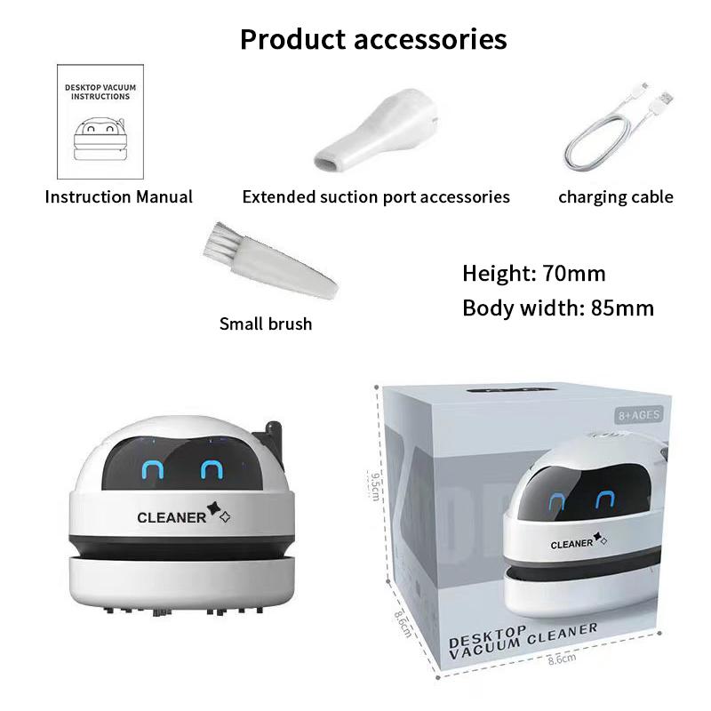 Detachable Desk Vacuums | Small Vacuum For Desk | Office Desk Vacuum Cleaner, Crumb Vacuum For Desk