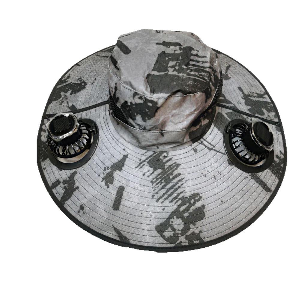 Men's Outdoor Wide Brim Sun Hat with UV Protection for Fishing