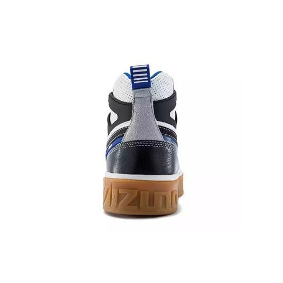 Mizuno CL MID Mid Top Skateboard Casual Shoes Black White Royal Blue Unisex D1GH202901