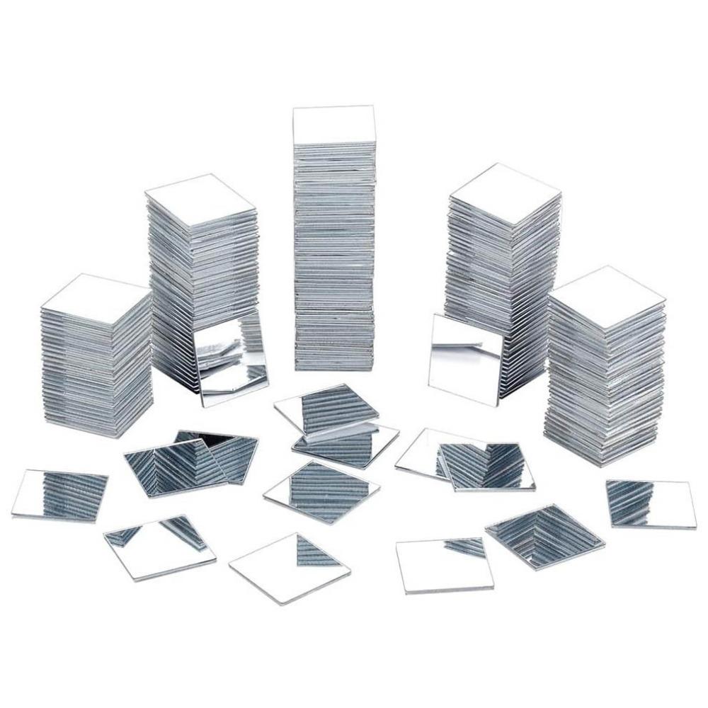 100PCS comes with glue acrylic sticker creative three-dimensional crystal mirror mosaic wall sticker