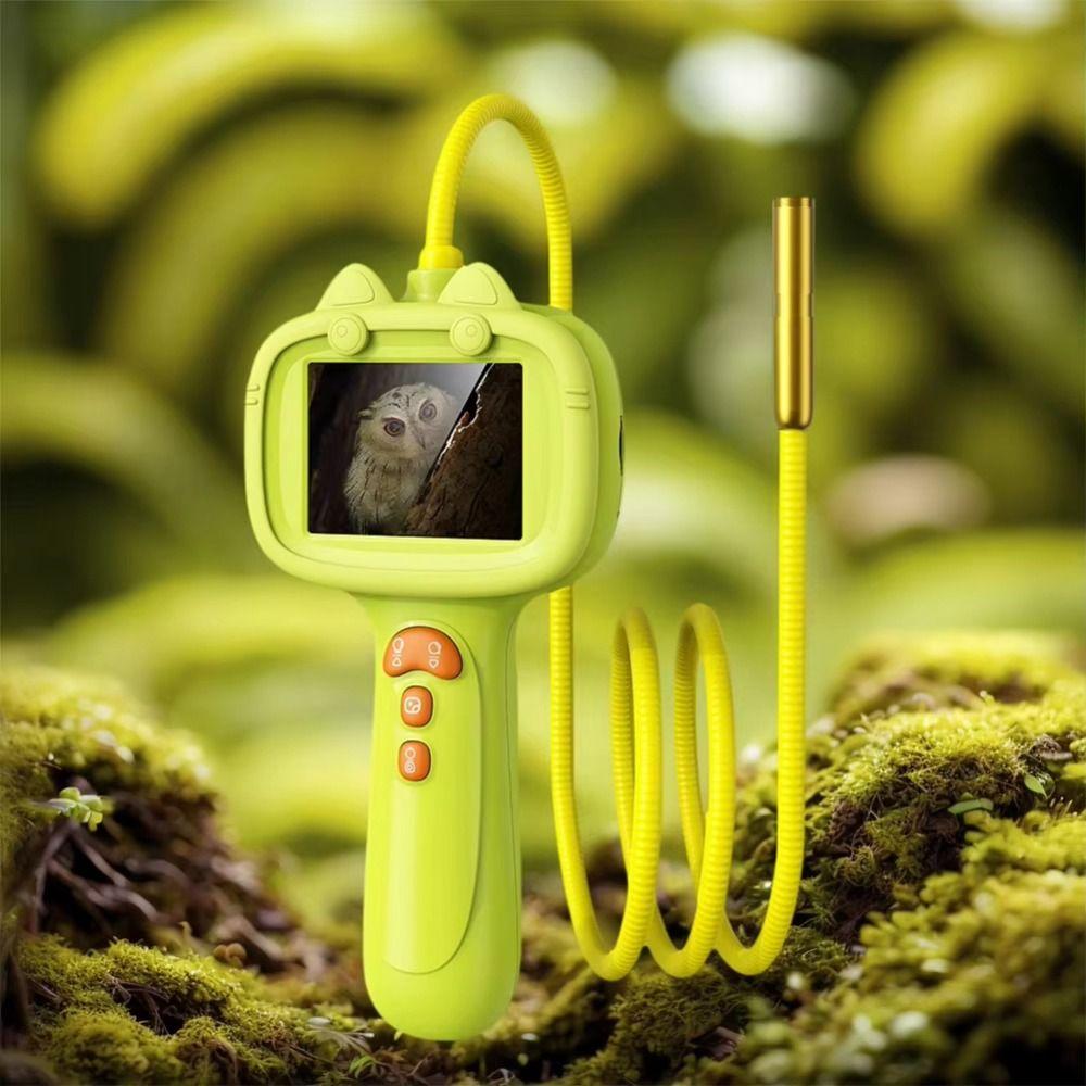 1080p HD Probe Kid Endoscope Camera 2.4-inch Display Handheld Endoscope Educational Teaching