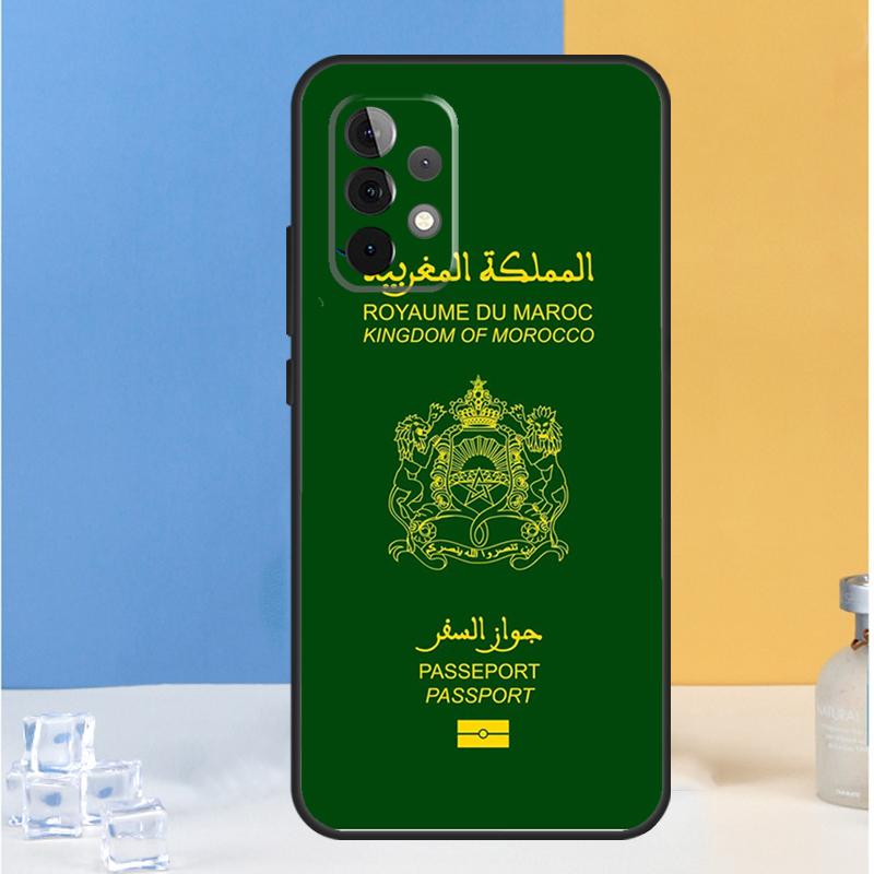 Morocco Flag Coat Of Arms For Samsung Galaxy A54 A34 A14 A13 A33 A53 A36 A05 A06 A16 A32 A52 A55 A35 A15 A56 A26 Case