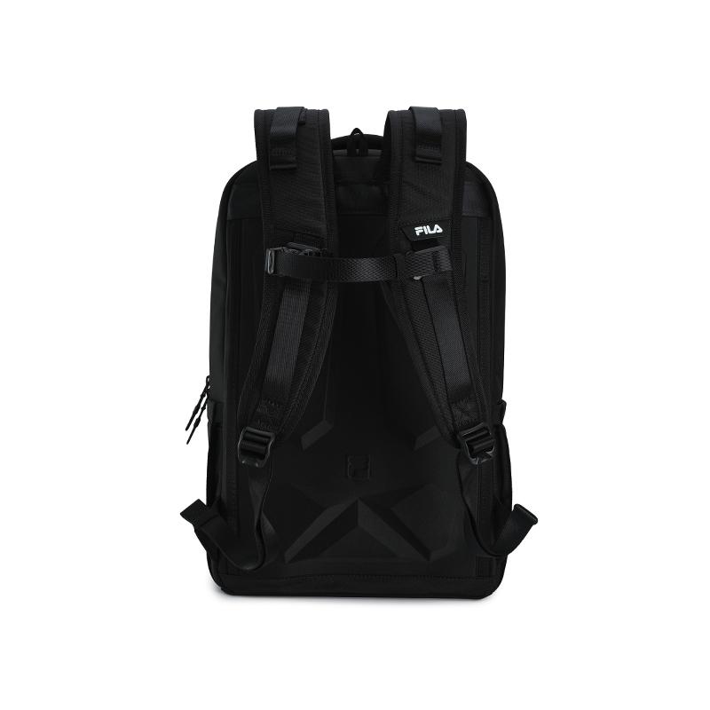 New FILA Fitness Series Fabric, PU Backpack Men's Jet Black A13M521102FBK