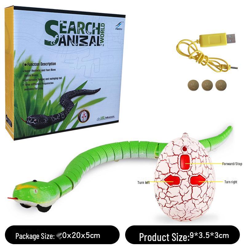 Bionic Remote-Controlled Animal Toy: Cockroach, Centipede, Frog, Crab, Prank Spider, Boa Constrictor, Mouse.