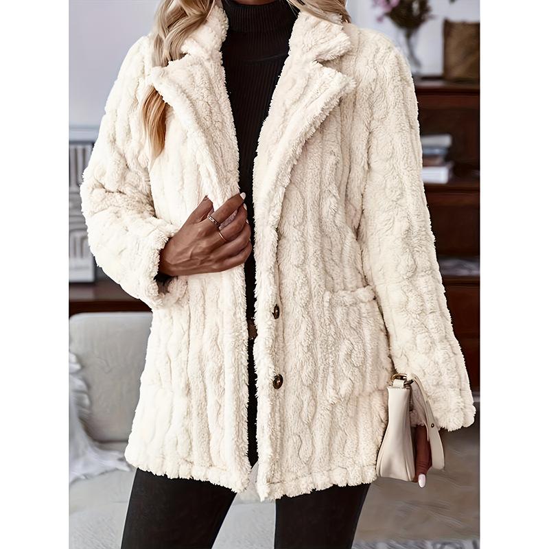 Autumn and winter popular plush versatile casual jacket