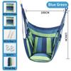 Outdoor Garden Swings Half-wrapped Canvas Hammock Chair Indoor Stress Reduction Hanging Chair Leisure Garden Chair