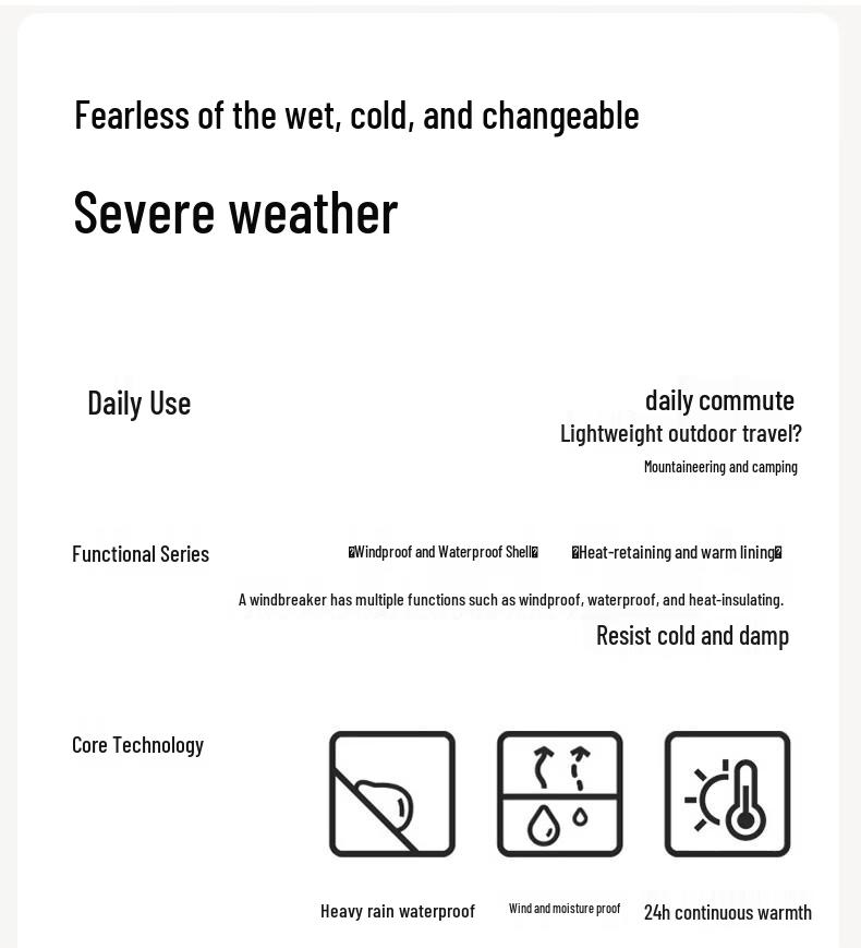 JEEP SPIRIT Unisex 3-in-1 Outdoor Winter Jacket