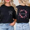 French Girls Bachelorette Party Floral Tops Unisex Single Farewell Shirt Future Bride Short Sleeve Tees Team Bride Tshirt