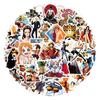 10/30/50pcs ONE PIECE Anime Stickers Vintage Luffy Ace Zoro Cartoon Decals Toys Waterproof DIY Skateboard Notebook Phone Case