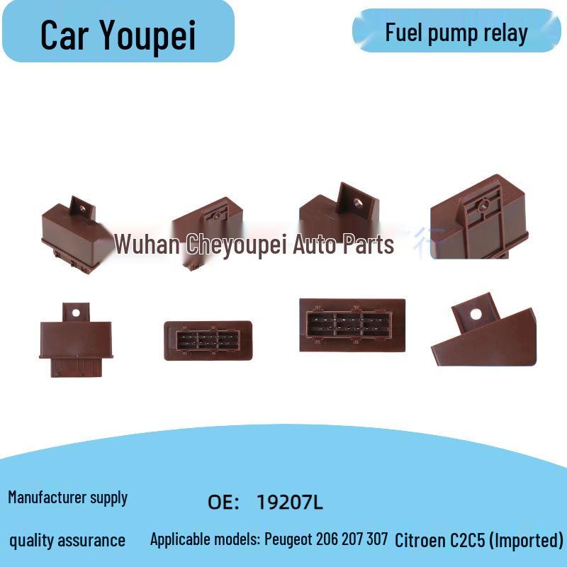 

19207L Fuel Pump Relay Double Seal, Compatible with Peugeot 206/307 & Citroen C2/C5. Brand