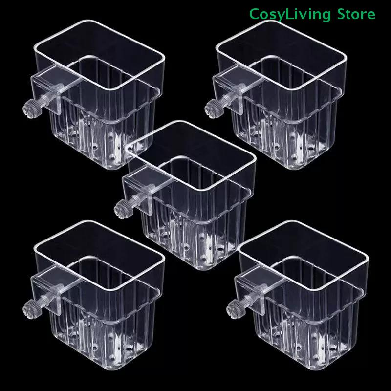 Wall Mounted High Transparent Fish Tank Landscape Decoration Hydroponic Planting Cup Household Water Grass Planting Cup