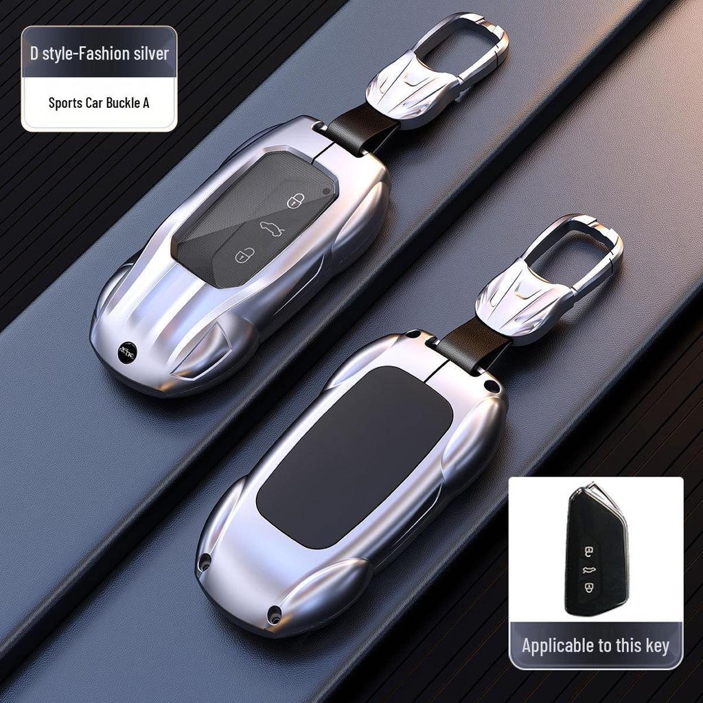 Volkswagen Car Key Cover for Passat, Sagitar, Lavida, Tiguan, Bora, Magotan, Tayron, ID.3, and Tuyue.