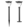 Solar Powered Stainless Steel Outdoor Lawn Lamp