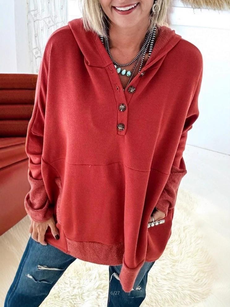 2025 New Style Women's Loose Hooded Sweatshirt for Autumn/Winter