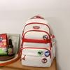 Girls Block Color Schoolbag Female Junior High School Students Backpack Grade Three To Five and Six Backpack