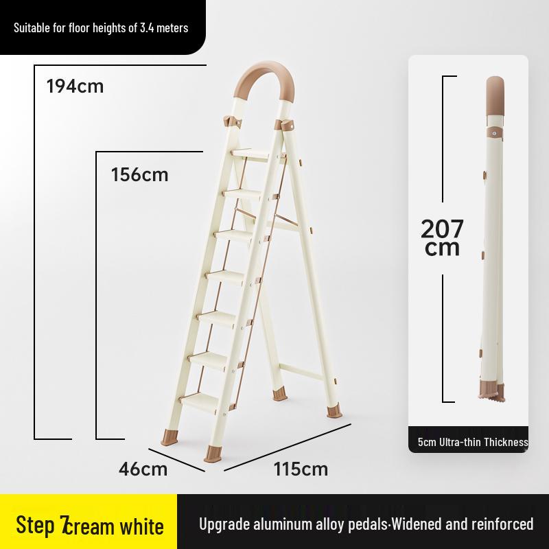 Multifunctional Telescopic Folding A-Frame Ladder – Portable, Lightweight & Indoor Use