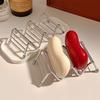Stainless Steel Soap Tray, Wave Soap Net Tray Dressing Table Space Saving Bathroom Shelf Storage Rack No Drilling Required