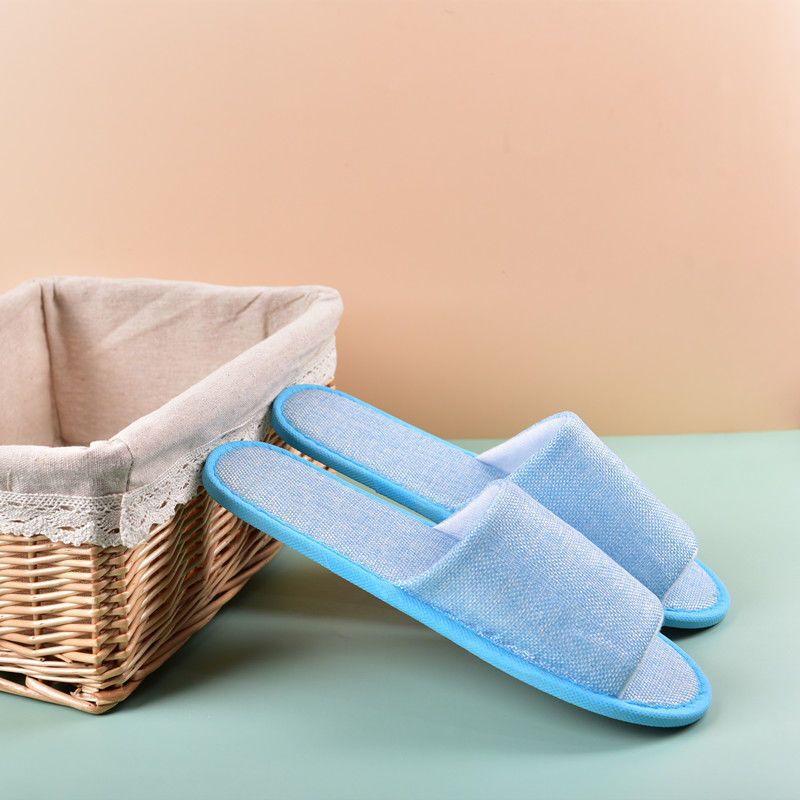 Yipan Unisex Disposable Linen Slippers