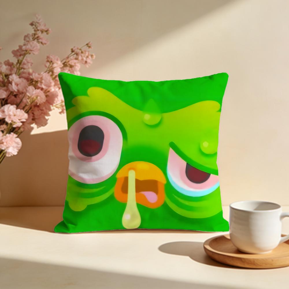 Fashion DDuolingoful Cushion Cover Stylish Washable Pillow Cover Ideal for Couch Bedroom Car Decoration