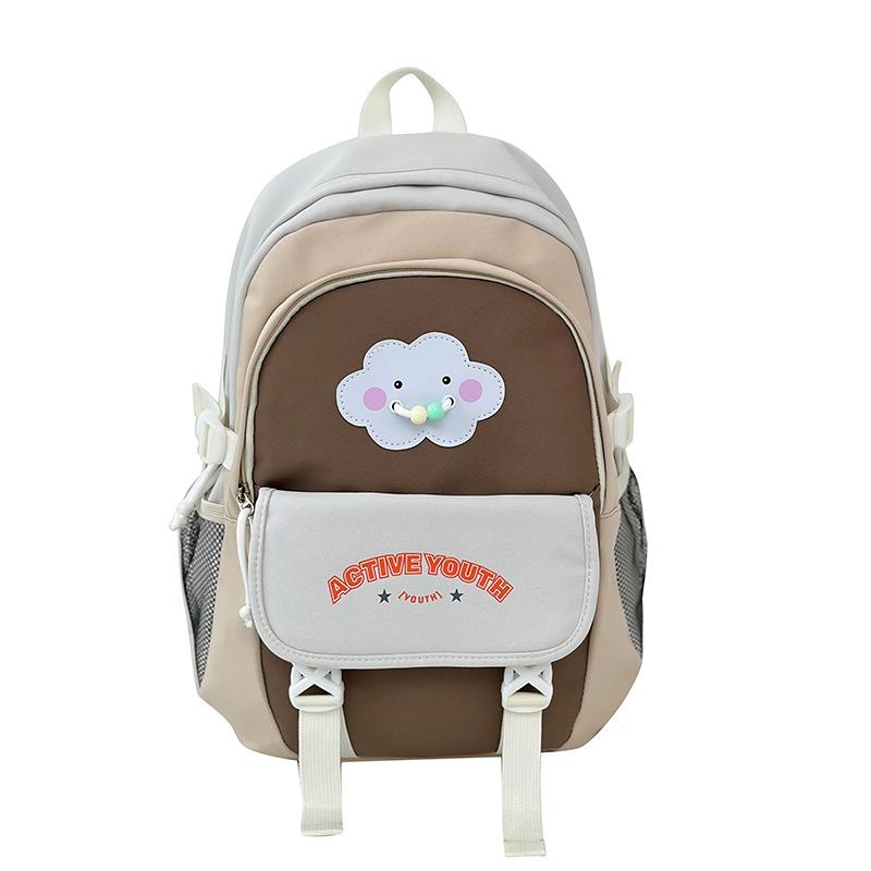 Backpack Simple Large Capacity Backpack Japanese Junior High School Students School Bag High Value Backpack Travel Backpack