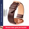 Thin Leather Strap 12 14 15mm 16mm 18mm 19mm 20mm 22mm For Tissot Longines Casio Watch Band Men Women Brown Blue White Bracelet