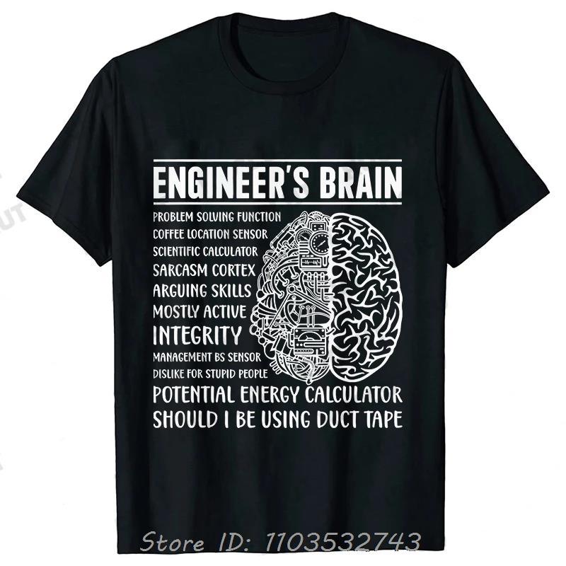 Men's Clothing Street T-shirt Clothes Engineer In Progress Print Cotton Tshirt Summer Harajuku Streetwear Fitness T Shirt Tops