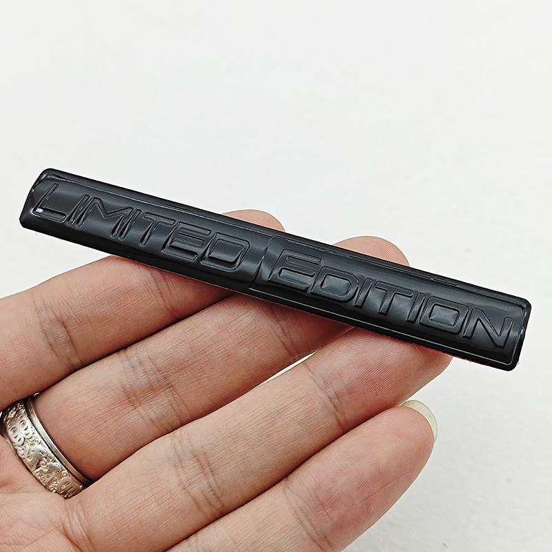 Limited Edition Emblem 3D Aluminum Badges Decal Sticker Auto Racing Sport Emblem For Rear Trunk Side Fender Car Motorcycle