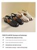 Women's Retro Woven Flat Sandals with Thick Sole & Closed Toe (Plus Size, Summer 2023)