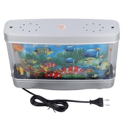 Lampa do akvária Umělá akvarijní dekorativní lampa Miniaturní LED oceánské světlo pro domov a kancelář