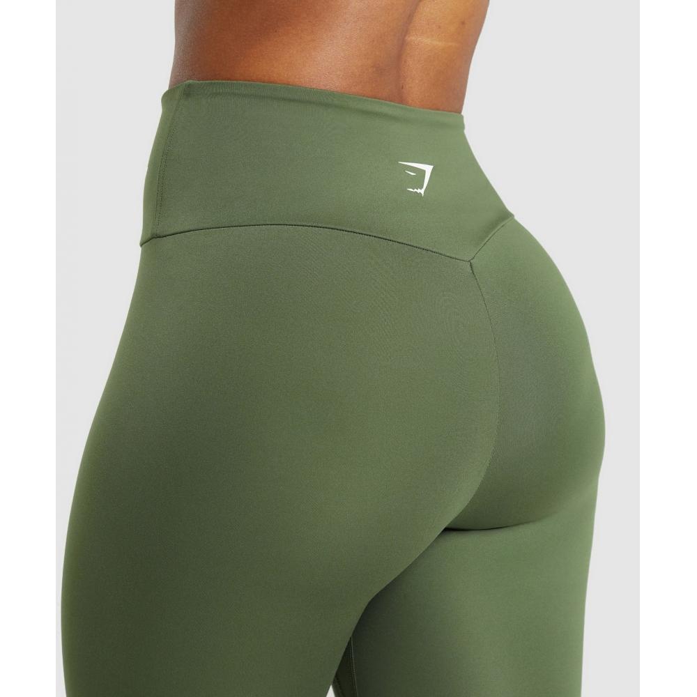 Gymshark Training Leggings Core Olive B2a8f Ecbg