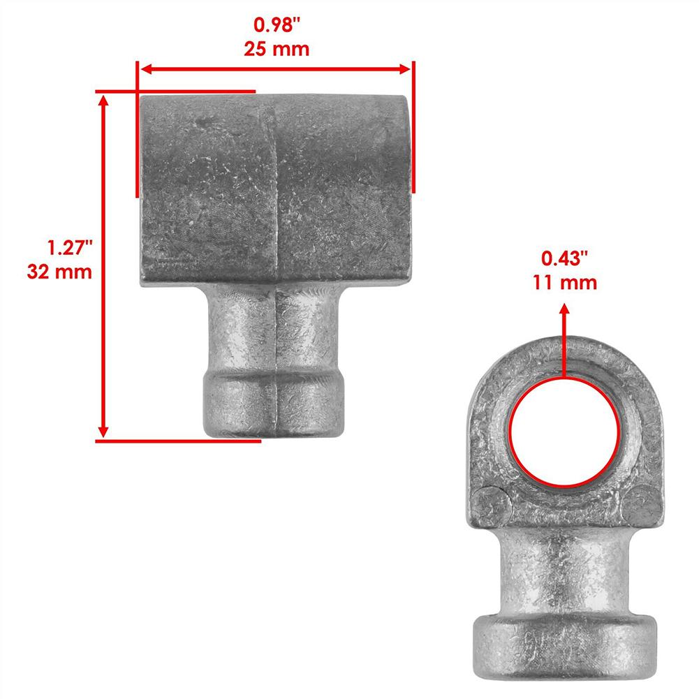 GX21718 Compatible Deck Lift Trunnions 2pcs Set Suitable for Different Lawn Tractor Models like L145C and D110