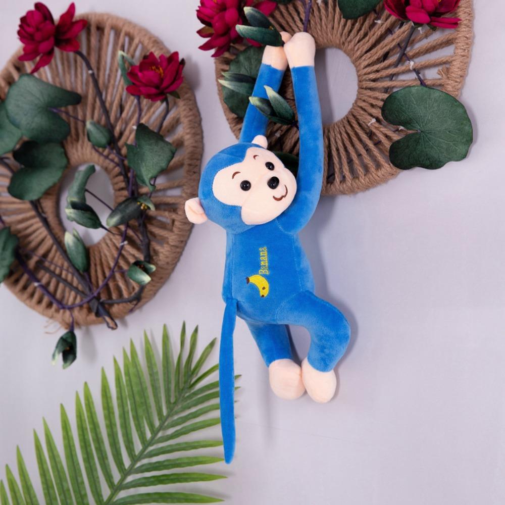 Long-armed Hanging Monkey Plush Toy Animal Monkey Long Arm Tail Monkey Doll  Curtains
