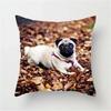 Animal French Bulldog Cushion Cover Pug Dog Herding Pillowcase  Sofa Car Decorative