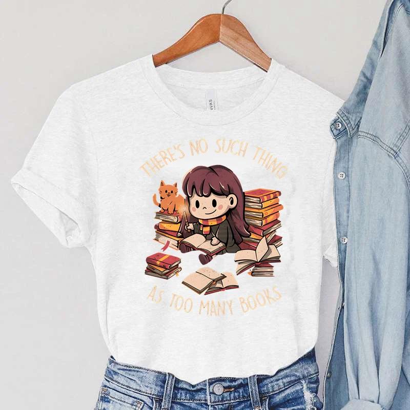 NO SUCH THING Print Women TShirts Cartoon Girlbooks Womens Clothing Animals Cat Vintage TShirts Short Sleeve Women TShirts S