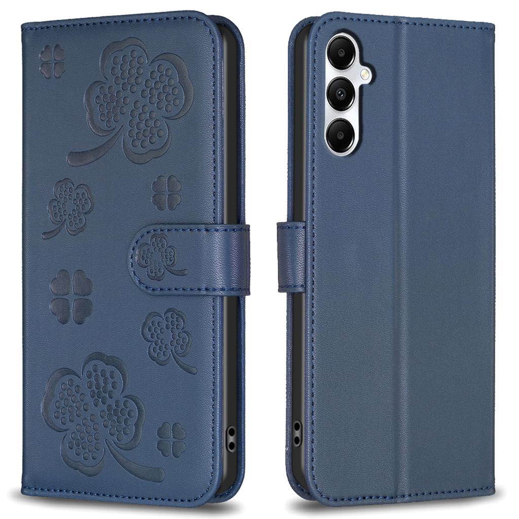 For Samsung Galaxy A36 5G Case Clover Pattern Wallet Stand View Leather Phone Cover