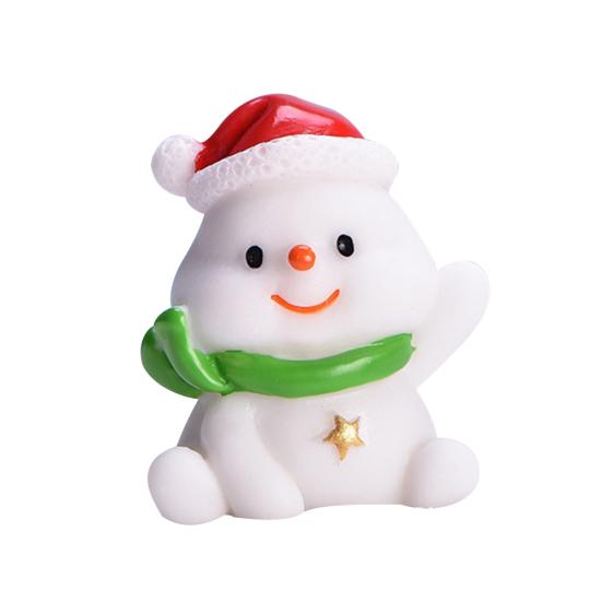 Mini DIY pryskyřice Santa Claus Sněhulák Forma Mikro Krajina Zahrada Domácí dekorace