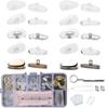 Silicone Precision Screw Sets Replaceable Nose Pads Repair Kit Glasses Repair Tools  Sunglasses