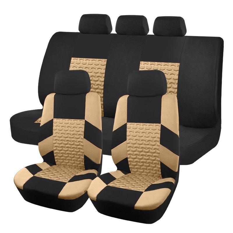 Fashion Universal Full Set Car Seat Covers Auto Seat Decoration Rear Front Auto Seat Cover Car Cushion Protector Case Cover