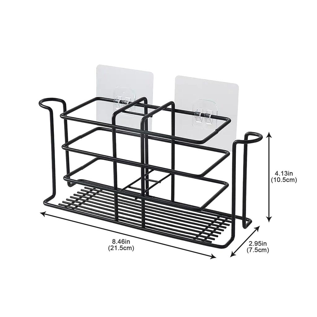Zusätzlicher Aufbewahrungshalter Aufbewahrungsgitter Zahnbürste Waschen Edelstahl Stanzen - Zuhause Haushaltsführung & Organisieren Aufbewahrungsbehälter