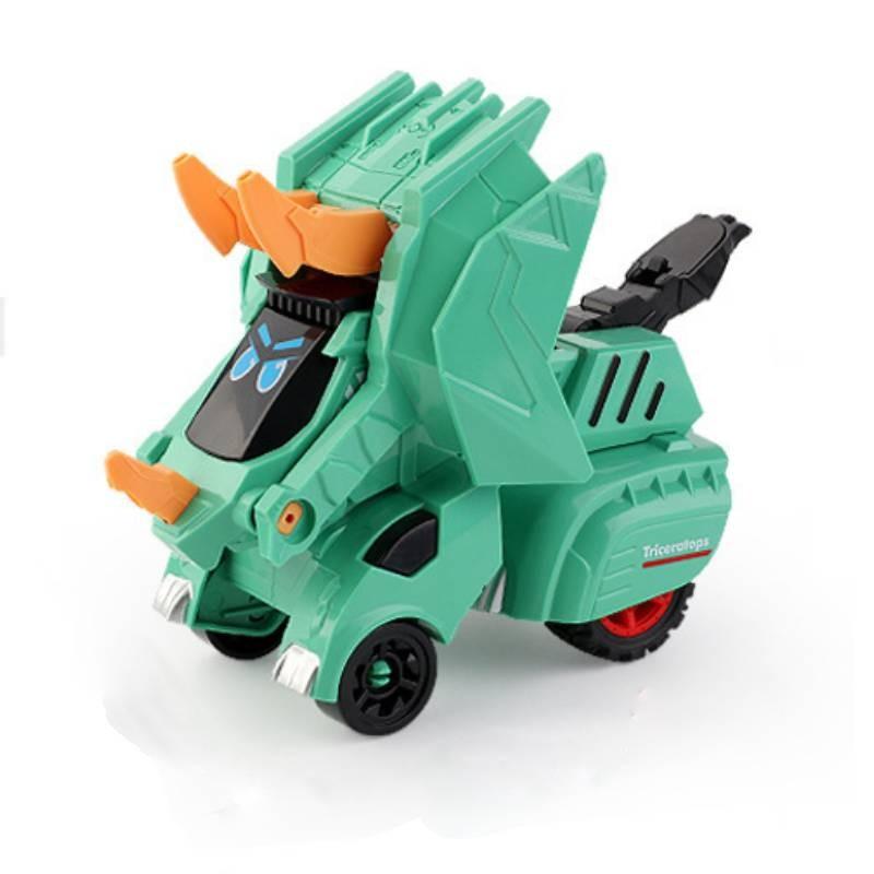 Morphing Impact Inertial Toy Dinosaur Car Model Tyrannosaurus Chariot Children