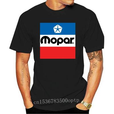MOPAR LOGO T-Shirt Tee Mens Black Size S M L XL 2XL 3XL