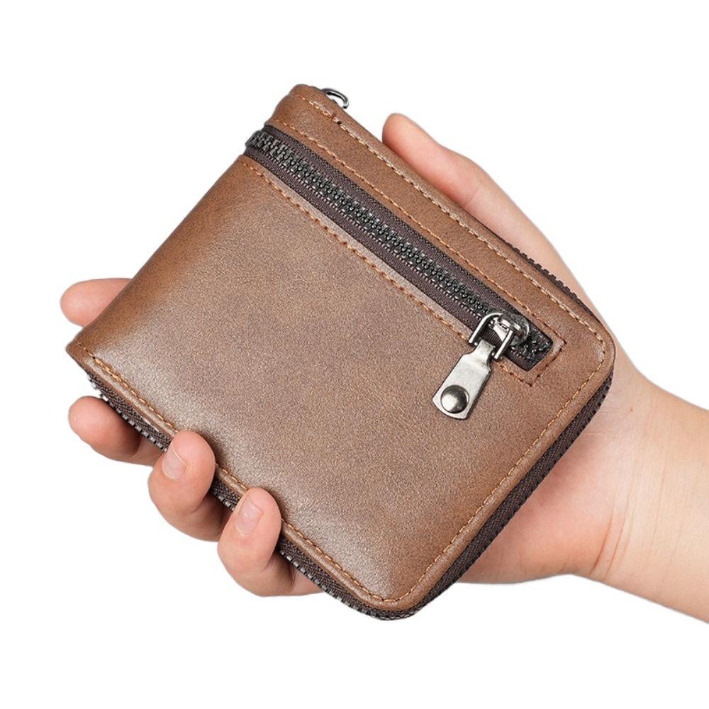 Coin Purses Fold Wallet ID Card Holder Business Purse Fashion Men's Short Wallet  Daily