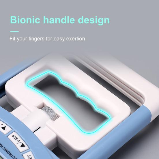 Electric Grip Strength Tester LCD Display Hand Grip Dynamometer Gripper Trainer Handheld Grip Measurement Meter Hand Grip Power Strengthener Exerciser