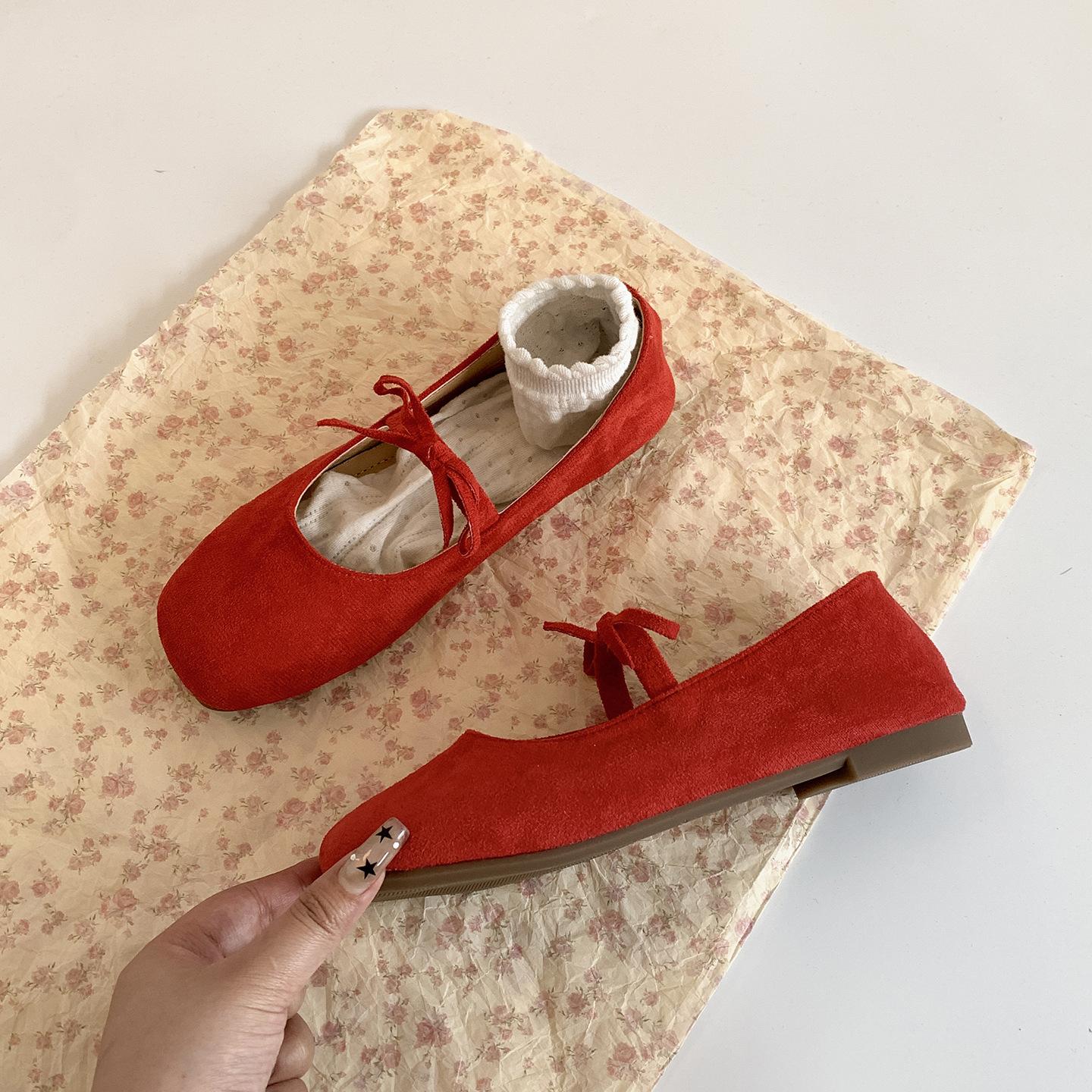 

Туфли Мэри Джейн на красной подошве для фанаток Queen, женские, лето 2025, новые, премиальные, универсальные 35 красный