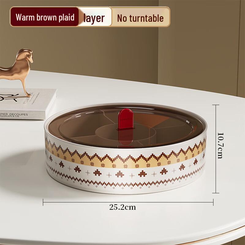 Высококачественная пластиковая вращающаяся подставка для фруктов и закусок в стиле Фэйр-Айл