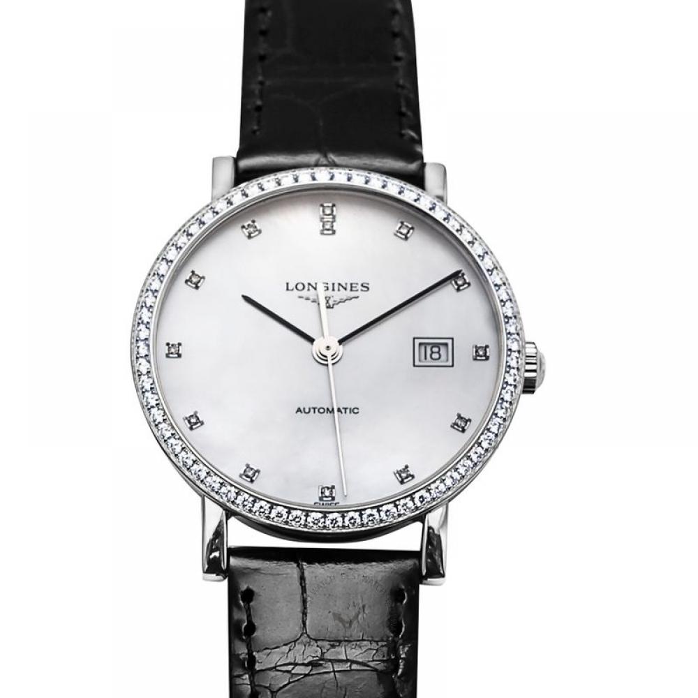 

Longines Elegant Automatic Mother Of Pearl Dial Stainless Steel Ladies Watch