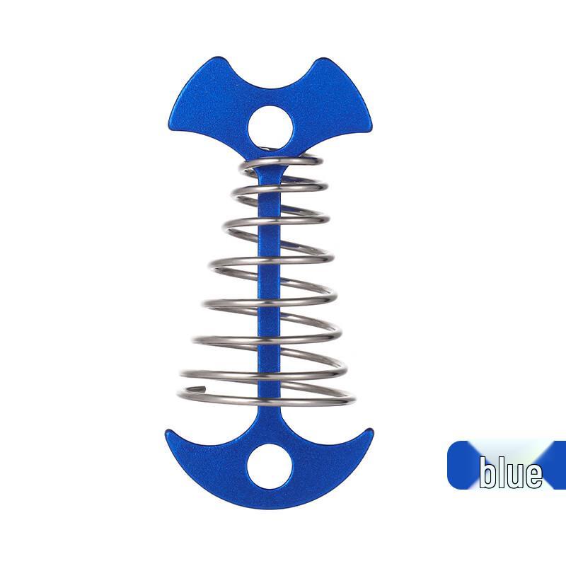 

Outdoor Camping Fishbone Deck Pegs with Spring Buckles