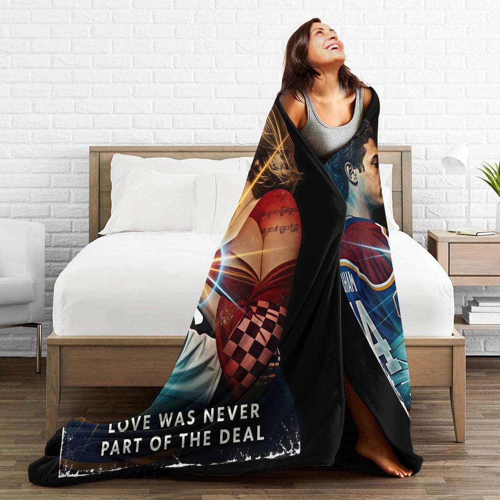 Hannah Wells and Garrett Graham Love Was Never Part Of The Deal Off Campus Poster Blanket Quality Soft Warm Throw Blanket