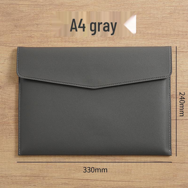 A4 Leather Document Holder with Customizable Logo