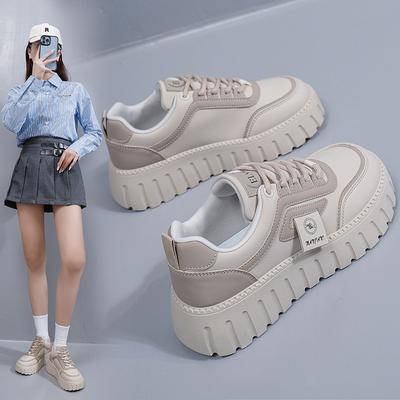 Chaussures pour femmes Printemps Nouvel étudiant Coréen Ins Chaussures de mode Chaussures à plateforme polyvalentes Chaussures décontractées printemps et automne Xq232